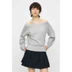  футболка тренировочный SIDE SLIT OFF SHOULDER тренировочный женский 