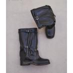 ショッピングmiddle ブーツ BELTED MIDDLE BOOTS/ベルトミドルブーツ レディース