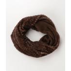 [JEANASIS] шарф снуд - Brown женский 