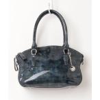 ショッピングエナメルバッグ 「GINZA Kanematsu」 ハンドバッグ - グリーン レディース