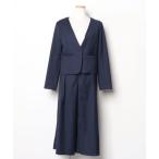 [Flolia] брючный костюм S темно-синий женский 