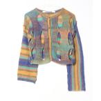 ショッピング花柄 「PERVERZE」 花柄ニットカーディガン FREE ブラウン レディース