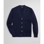 ショッピングロングカーディガン 「BROOKS BROTHERS」 ニットカーディガン LARGE ネイビー メンズ