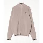ショッピングロングカーディガン 「FRED PERRY」 ニットカーディガン M ライトグレー レディース