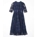 「AIMER」 半袖ワンピース SMALL ネイビー レディース