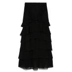 ショッピングファーファ 「FURFUR」 フリルスカート FREE ブラック レディース