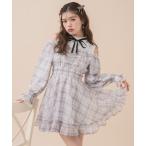 ワンピース レイヤードオフショル長袖ワンピース