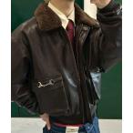 ショッピングレザー ブルゾン アウター 「ユニセックス」レザータッチボアブルゾン メンズ レディース