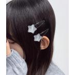 ヘアピン WEGO/「2点セット」ラメモチーフパッチンピン