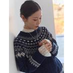 ニット セーター 求心ラメモールニットプルオーバー レディース