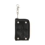 ショッピングカードケース カードケース NOT4NERD/ノットフォーナード/Patched Leather Side Zipper Card Wallet