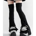 ショッピングニーハイ レッグウォーマー A'GEM/9 × .kom 「AOSPACE」ニーハイレッグカバー レディース