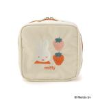 [ предшествующий распродажа ]Dick Bruna miffy вышивка квадратное cosme сумка strawberry&tulip