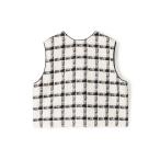 ショッピングジレ ベスト ジレ タッタースパンコール 2-wayジレ レディース