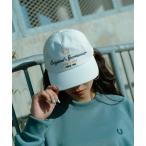 ショッピングフレッドペリー キャップ 帽子 「WEB先行予約」「FRED PERRY/フレッドペリー」 別注 BRANDED ロゴ刺繍 ツイルキャップ レディース メンズ
