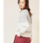 ニット セーター 「ラメ／エアリー」無縫製ニット レディース