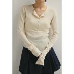 ショッピングモード ニット セーター 「ZOZO先行発売」ヘンリーネックシアーニット レディース