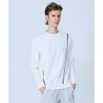 ショッピングtシャツ メンズ tシャツ 「V-Line」コンビネーション 長袖 Tシャツ メンズ レディース