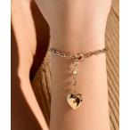 ブレスレット 「OLIVIA BURTON/オリビアバートン」クラシック - ノット ハート ゴールド ブレスレット レディース