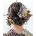 くすみカラーが可愛い髪飾り2点セット レディース
