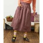 スカート Sillin ギンガムチェック ギャザースカート