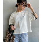 tシャツ 「WEB先行予約」「FRED PERRY/フレッドペリー」 別注 ツインティップライン ワンポイントロゴ刺繍 ショートポンチTシャツ