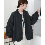 ブルゾン アウター 「軽量/袖取り外し可/ユニセックス」ライトメモリー2WAYボンバーブルゾン レディース メンズ