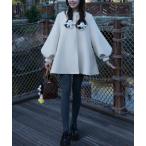 ショッピングバルーン ジャケット ノーカラージャケット バルーンスリーブフレアコート レディース