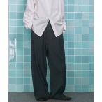  слаксы [UNISEX]Omega Rib Pin Tuck Prime-Wide Pants/ Omega ребра булавка tuck prime широкий брюки [MAIS