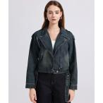 ショッピングレザージャケット レザージャケット ライダース デニムライダースジャケット レディース