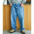 ジーンズ orSlow/オアスロウ SUPER DAD'S DENIM PANTS テーパード ウォッシャブル加工 デニムパンツ メンズ レディース