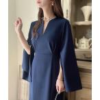 「Meiru」 長袖ワンピース MEDI