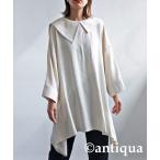 [antiqua] длинный рукав туника FREE натуральный женский 