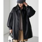 [BONLECILL] пальто с отложным воротником FREE черный женский 