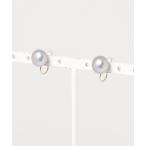 ショッピングイヤリング 「anq.」 イヤリング（両耳用） ONE SIZE グレー レディース