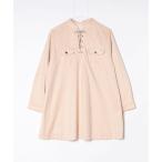 [LILY BROWN] длинный рукав туника FREE бежевый женский 