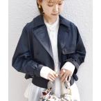 「SHIPS」 トレンチコート 36 ネイビー レディース