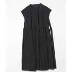 「junoah」 半袖ワンピース MEDIUM ブラック レディース
