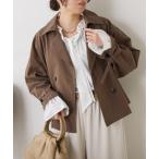 トレンチコート コート ショートトレンチジャケット レディース