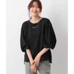 「GLOBAL WORK」 半袖カットソー MEDIUM ブラック レディース