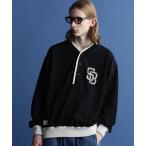 「schott」 スウェットカットソー L ブラック メンズ