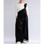 ショッピングオールインワン 「antiqua」 オールインワン FREE ブラック レディース