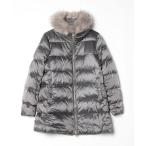 ショッピングHILFIGER 「TOMMY HILFIGER」 ダウンジャケット SMALL グレー レディース