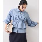 ブラウス シャツ ビスチェドッキングシャ