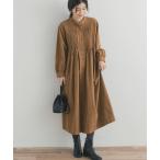 ワンピース ピーチタッチピンタックワンピース