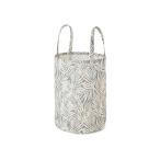 ランドリーグッズ ランドリーバスケットパームツリー グレー