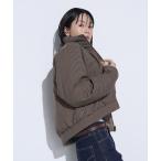 ショッピングコムサ ダウンコート ダウンジャケット 「 TALLサイズ 」 ドビーガンクラブチェック リバーシブルショートダウンブルゾン レディース