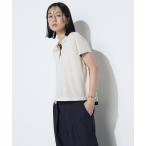 ショッピング15号 ニット セーター 「 TALLサイズ 」 シルキー天竺ニット ポロニットプルオーバー レディース