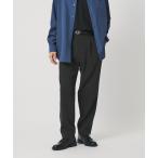 スラックス メランジ ダブルクロス 1プリーツ アジャスト パンツ NO.7 メンズ