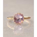 指輪 リング 「WEB限定」K18vermeil 12本爪天然石リング レディース